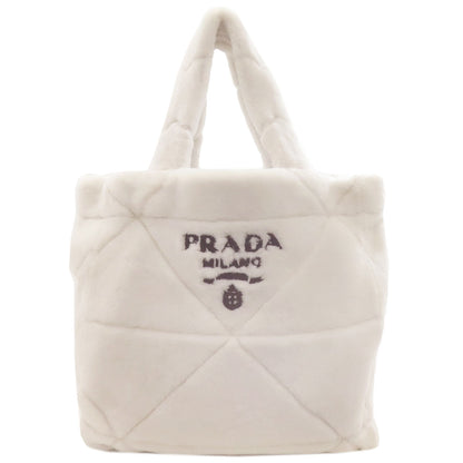 PRADA Quilted shearling Tote Bag Mouton Ladies [Used]