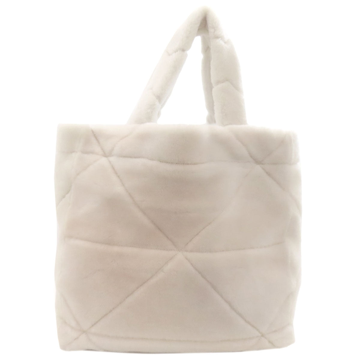 PRADA Quilted shearling Tote Bag Mouton Ladies [Used]