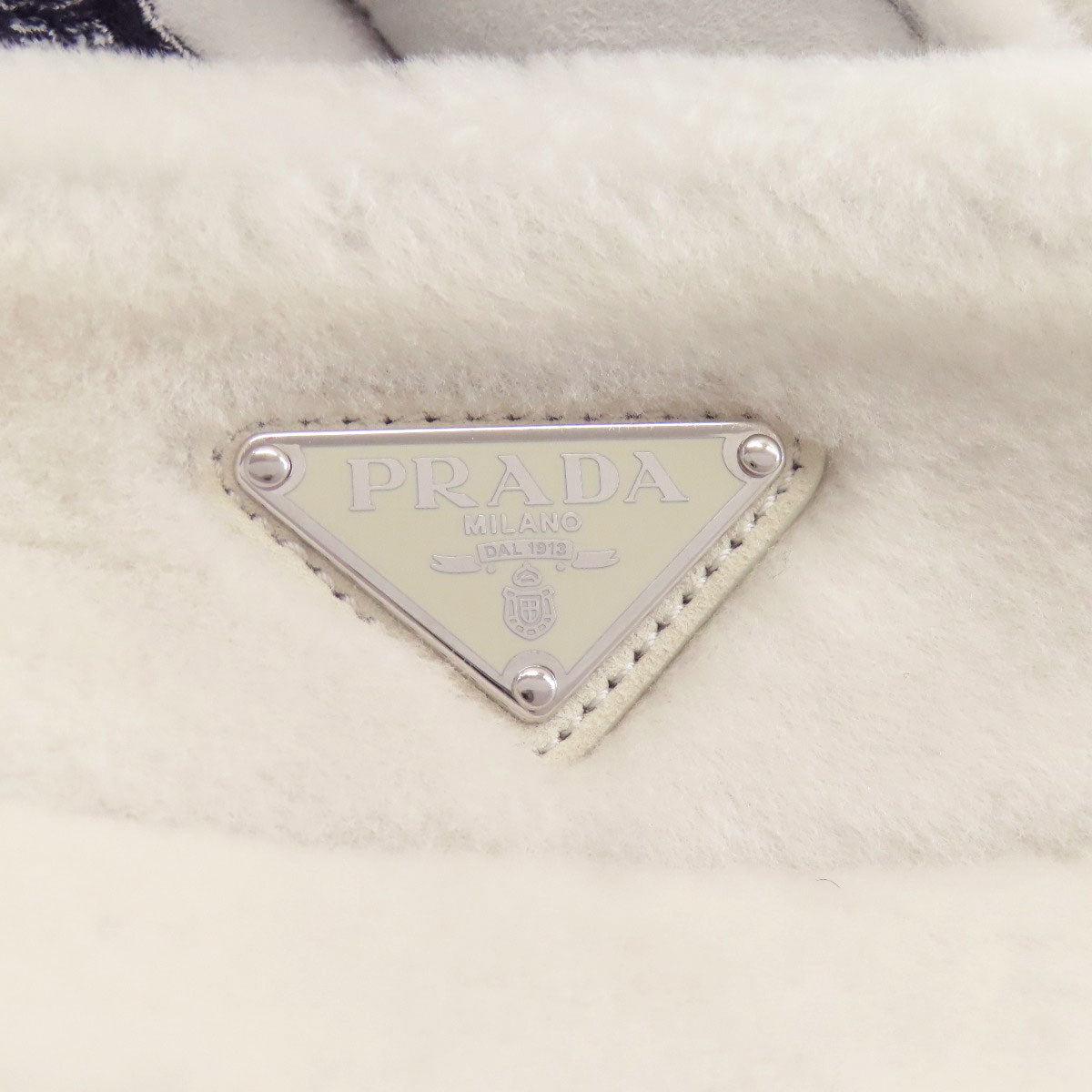 PRADA Quilted shearling Tote Bag Mouton Ladies [Used]