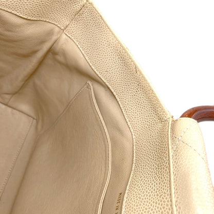 CHANEL Matelasse COCO Mark GoldHardware Handbag Grained Calfskin Skin Ladies [Used]