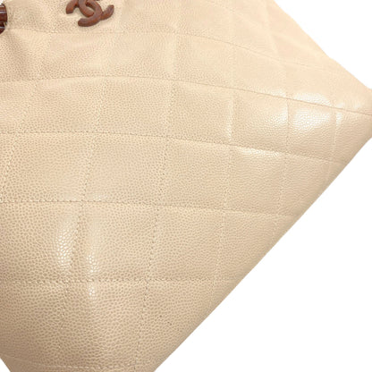 CHANEL Matelasse COCO Mark GoldHardware Handbag Grained Calfskin Skin Ladies [Used]