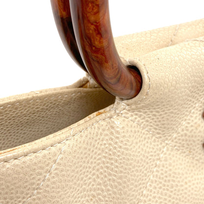 CHANEL Matelasse COCO Mark GoldHardware Handbag Grained Calfskin Skin Ladies [Used]