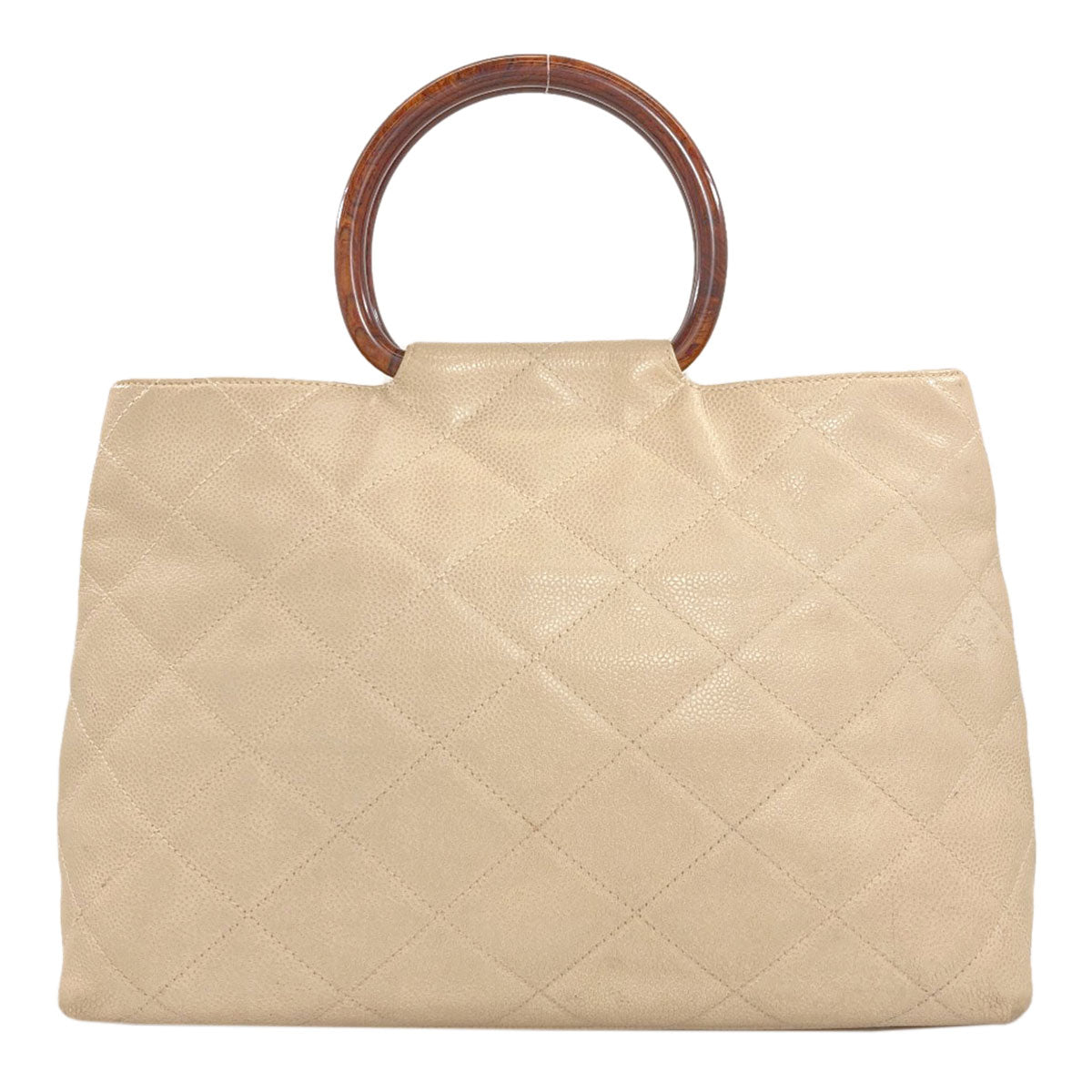 CHANEL Matelasse COCO Mark GoldHardware Handbag Grained Calfskin Skin Ladies [Used]