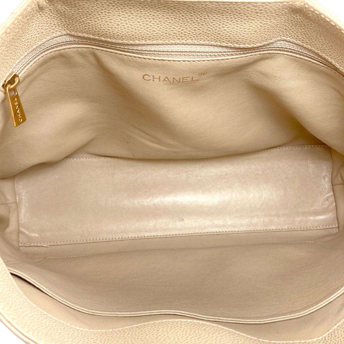 CHANEL Matelasse COCO Mark GoldHardware Handbag Grained Calfskin Skin Ladies [Used]