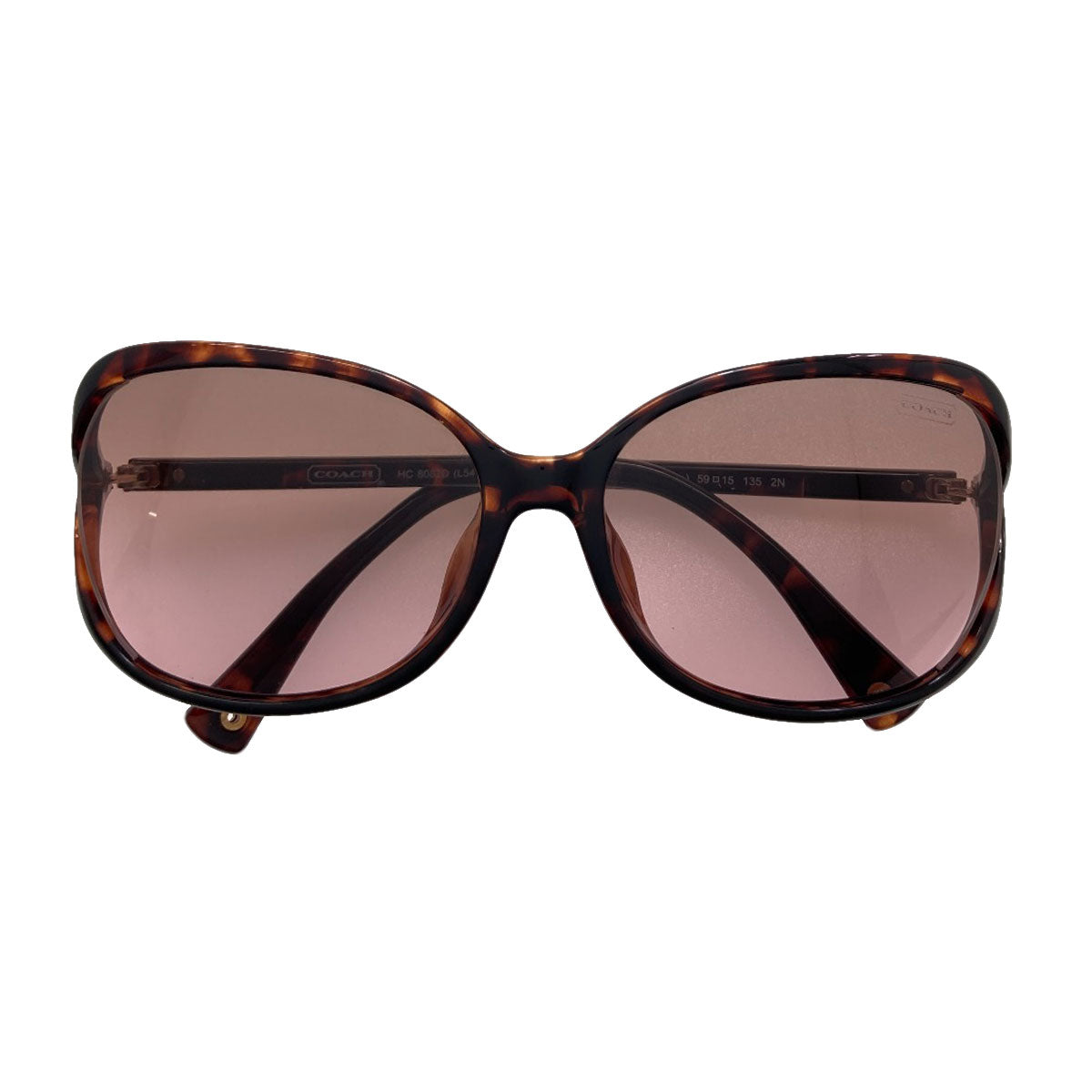 COACH logo sunglasses Plastic Ladies [Used]