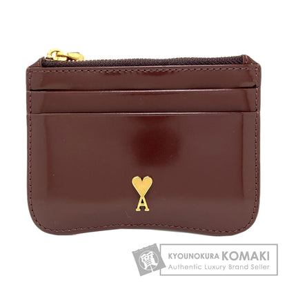 SELECT GOODS Ami Paris Zip Card Case Card Case Leather Ladies [Used]