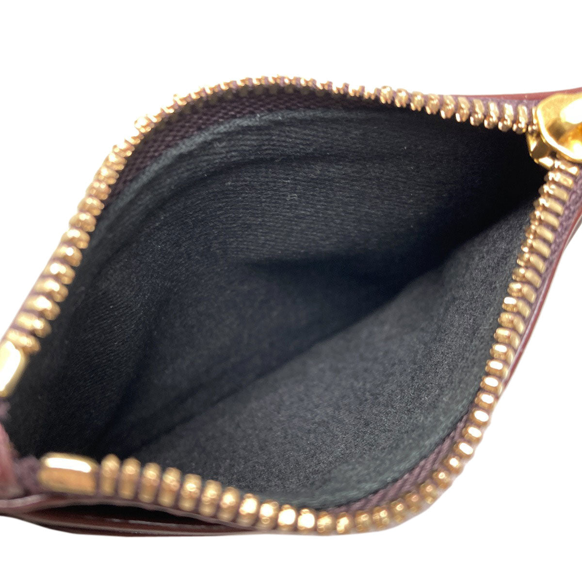 SELECT GOODS Ami Paris Zip Card Case Card Case Leather Ladies [Used]