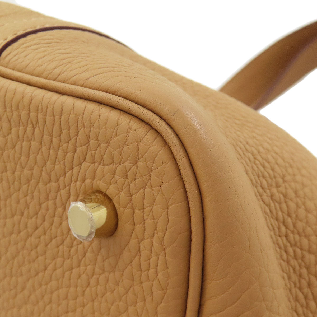 HERMES Picotin Lock MM GoldHardware Handbag Taurillon Clemence Ladies [Used]