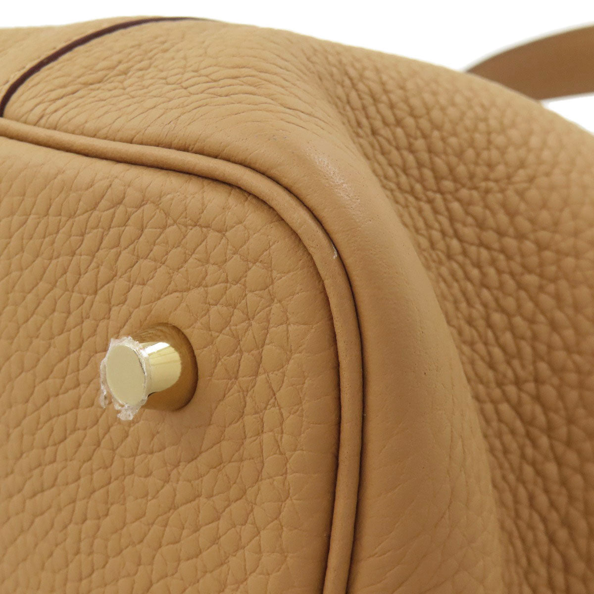 HERMES Picotin Lock MM GoldHardware Handbag Taurillon Clemence Ladies [Used]