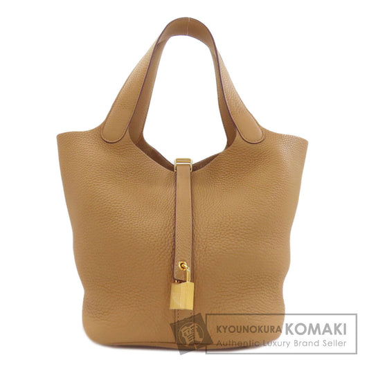 HERMES Picotin Lock MM GoldHardware Handbag Taurillon Clemence Ladies [Used]
