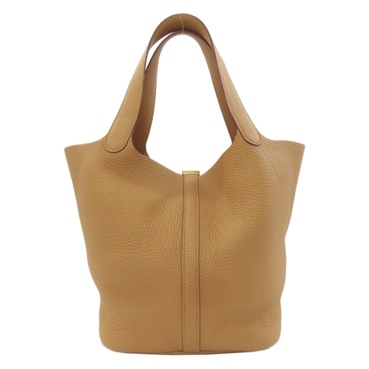 HERMES Picotin Lock MM GoldHardware Handbag Taurillon Clemence Ladies [Used]