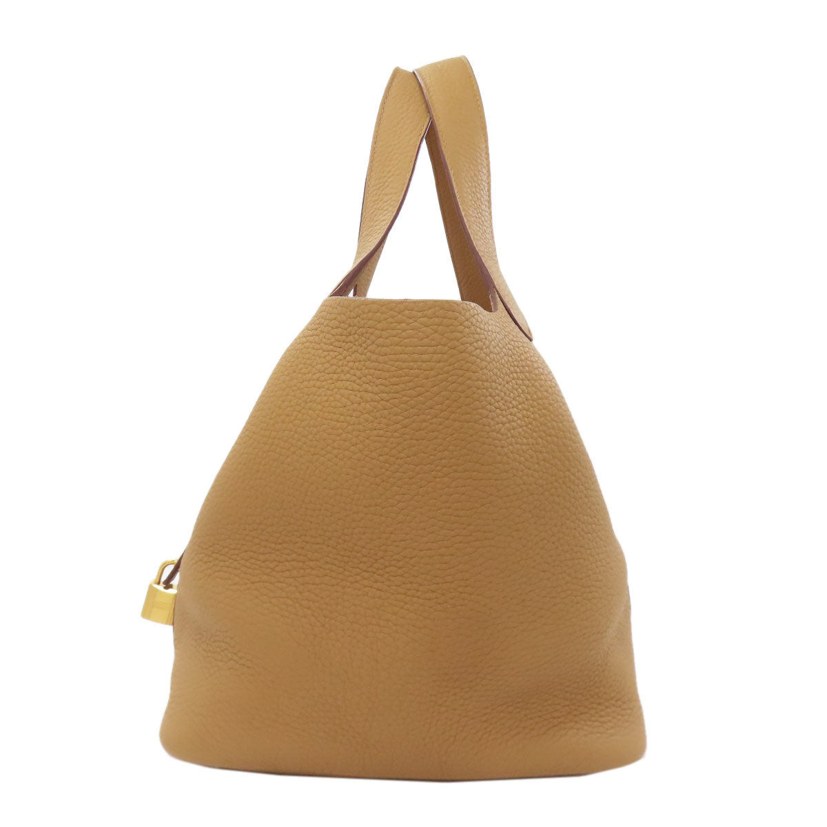 HERMES Picotin Lock MM GoldHardware Handbag Taurillon Clemence Ladies [Used]