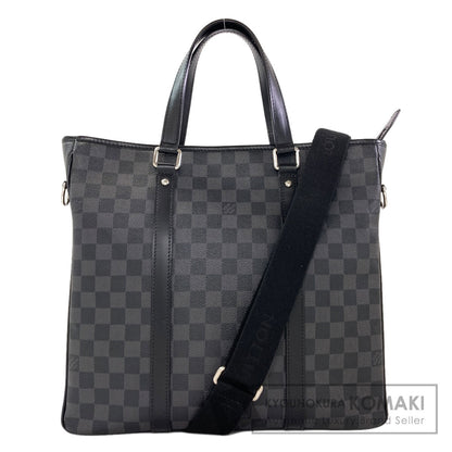 LOUIS VUITTON N41467 Tadao Handbag Damier canvas mens [Used]