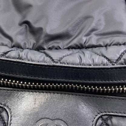 CHANEL Coco Cocoon GM SilverHardware Tote Bag Nylon Ladies [Used]