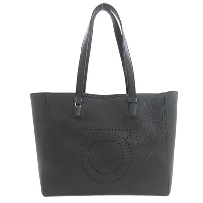 Salvatore Ferragamo Gancini Hardware motif Tote Bag Leather Ladies [Used]