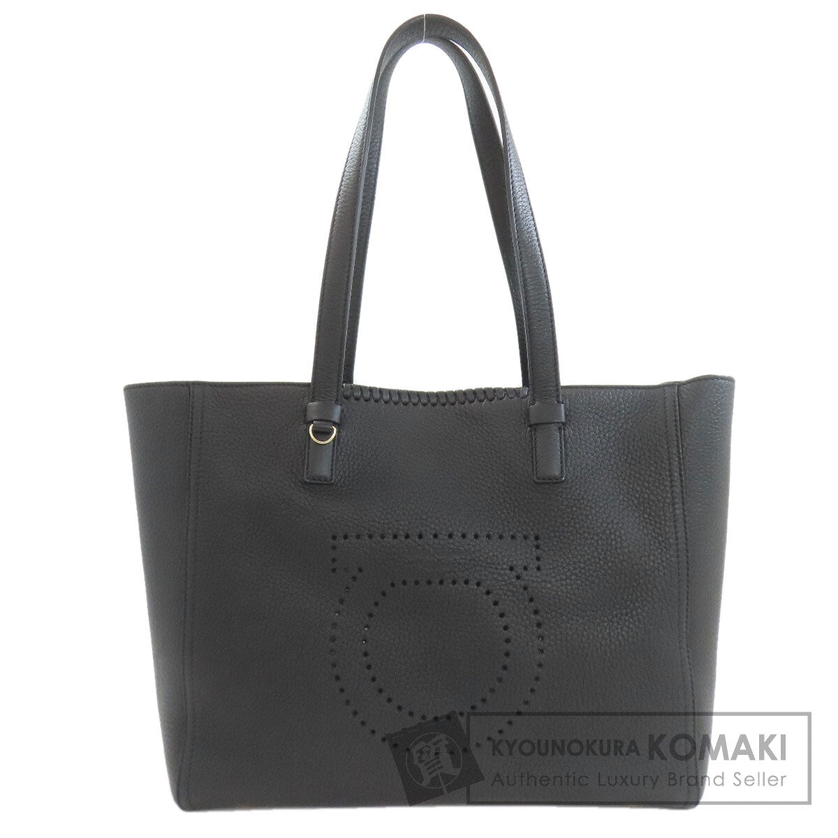 Salvatore Ferragamo Gancini Hardware motif Tote Bag Leather Ladies [Used]