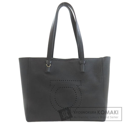 Salvatore Ferragamo Gancini Hardware motif Tote Bag Leather Ladies [Used]