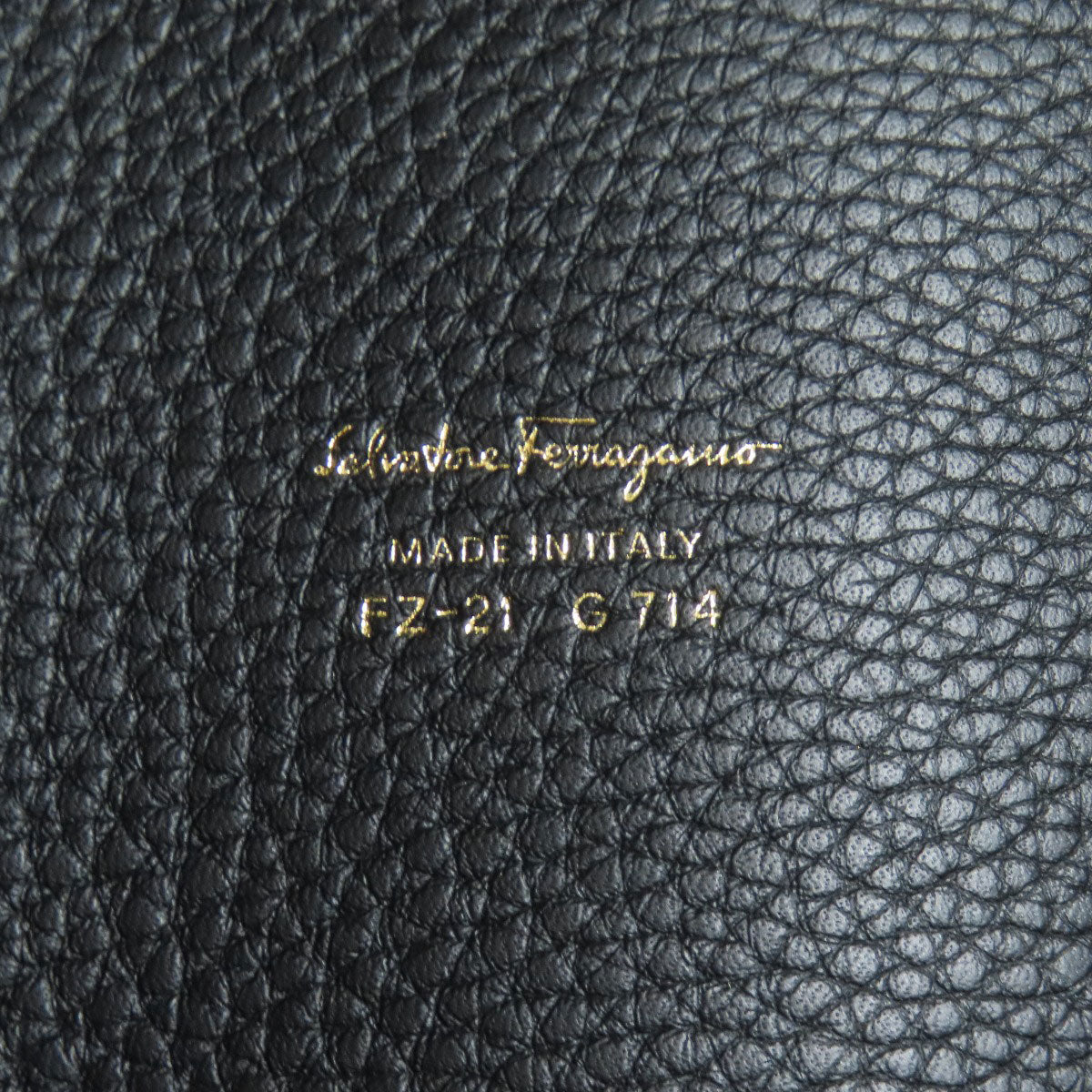 Salvatore Ferragamo Gancini Hardware motif Tote Bag Leather Ladies [Used]