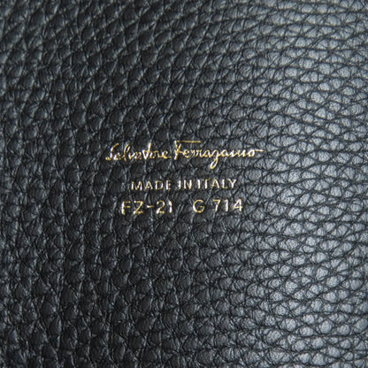 Salvatore Ferragamo Gancini Hardware motif Tote Bag Leather Ladies [Used]