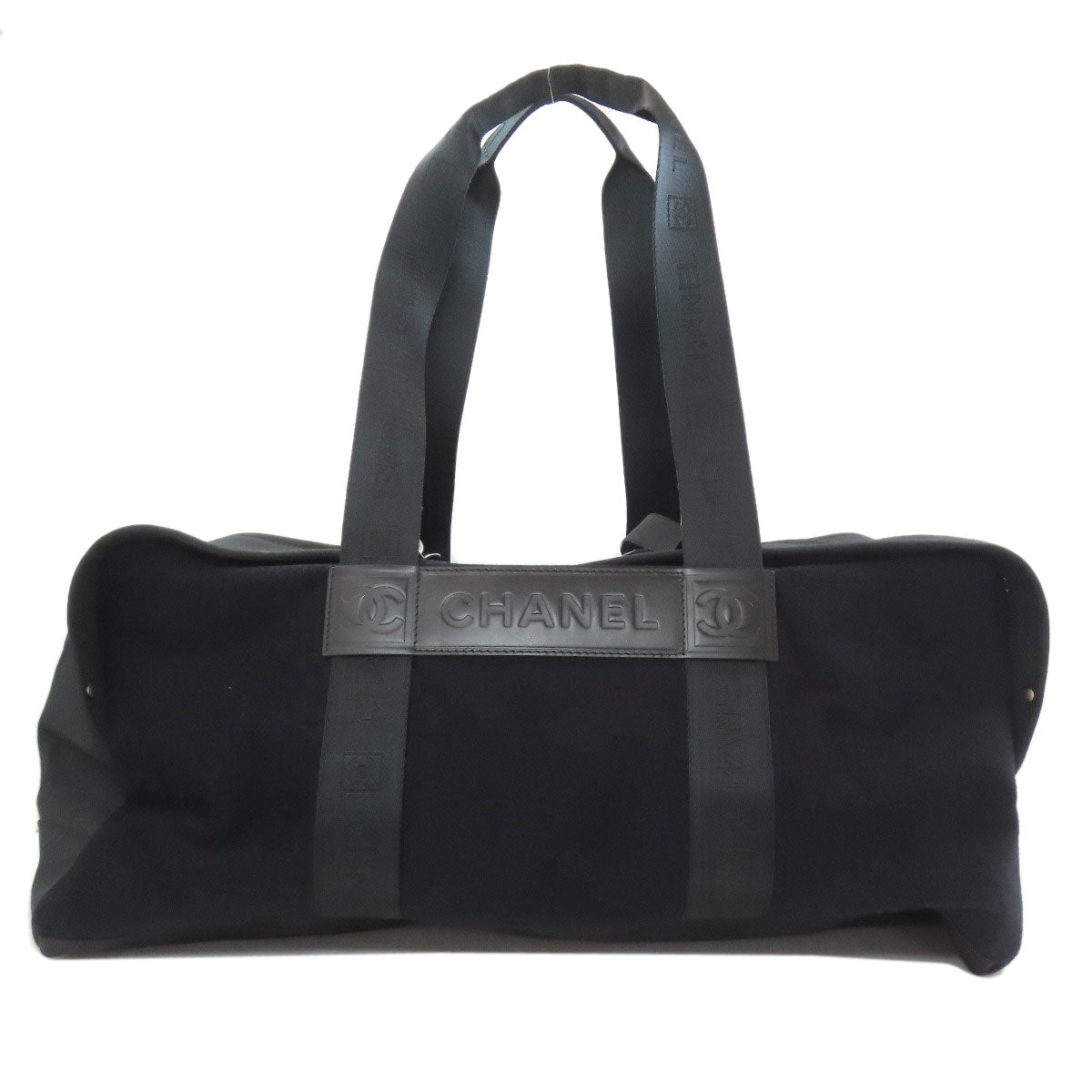 CHANEL Sport Line SilverHardware Boston bag Nylon Ladies [Used]
