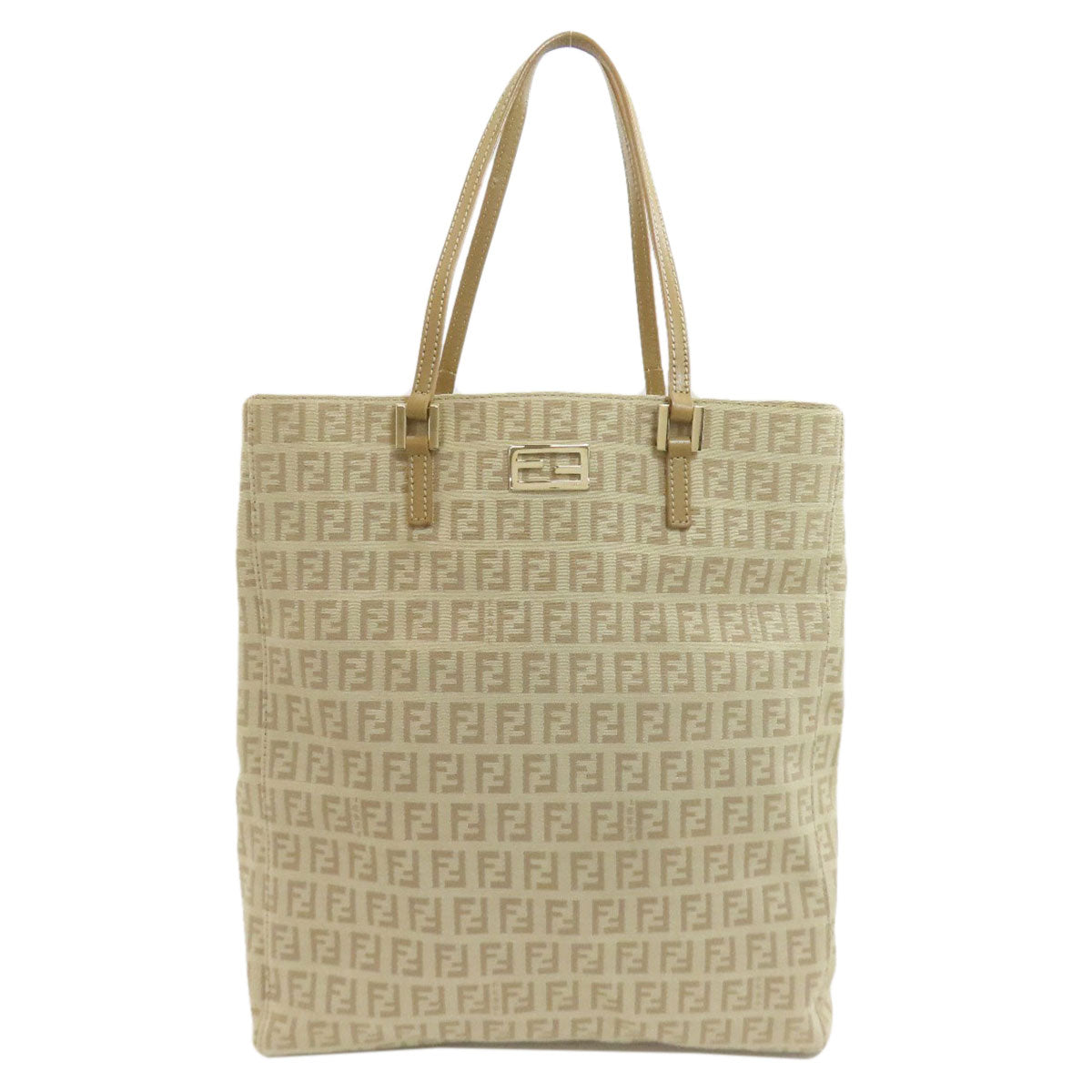 FENDI Zucchinopattern Tote Bag Canvas Ladies [Used]