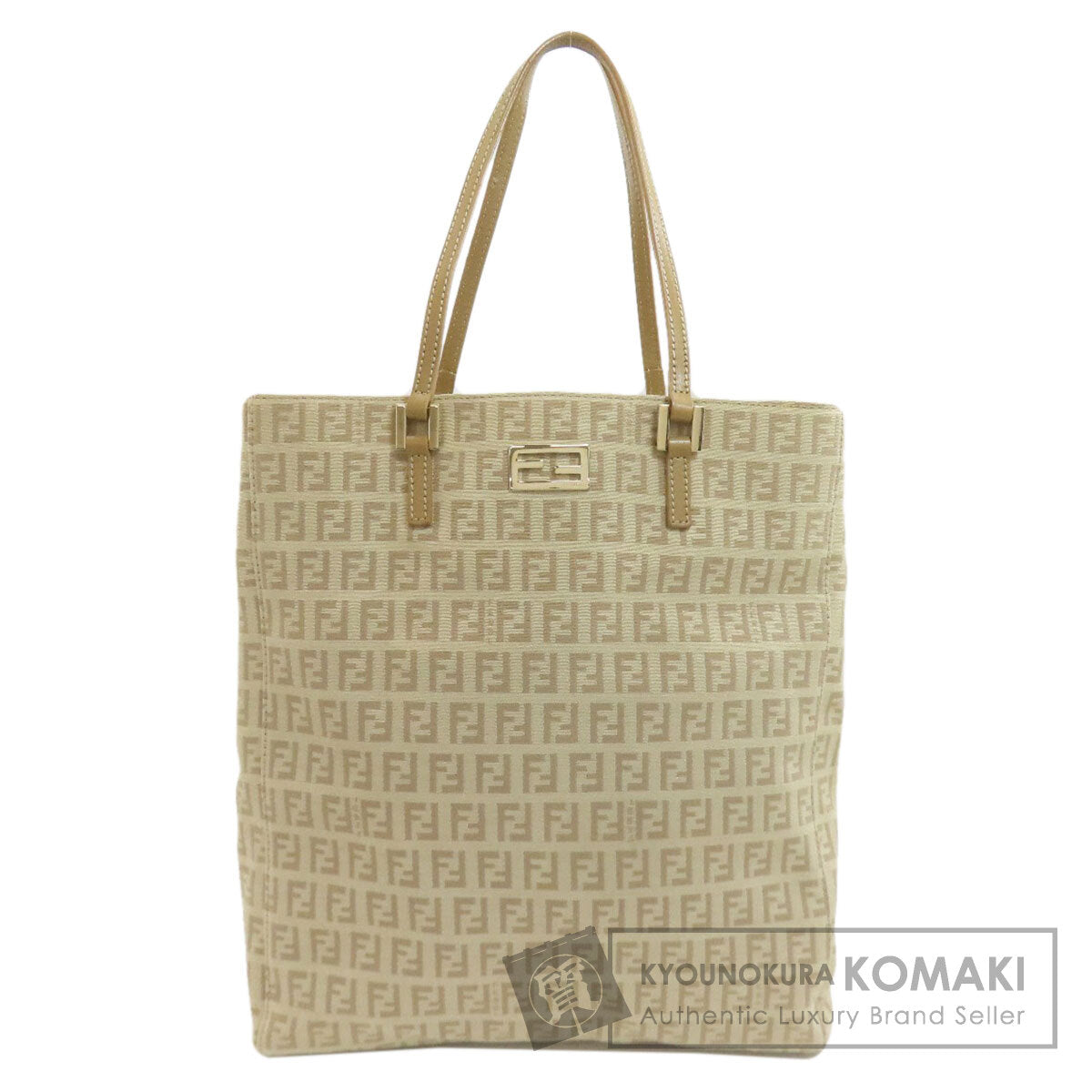 FENDI Zucchinopattern Tote Bag Canvas Ladies [Used]