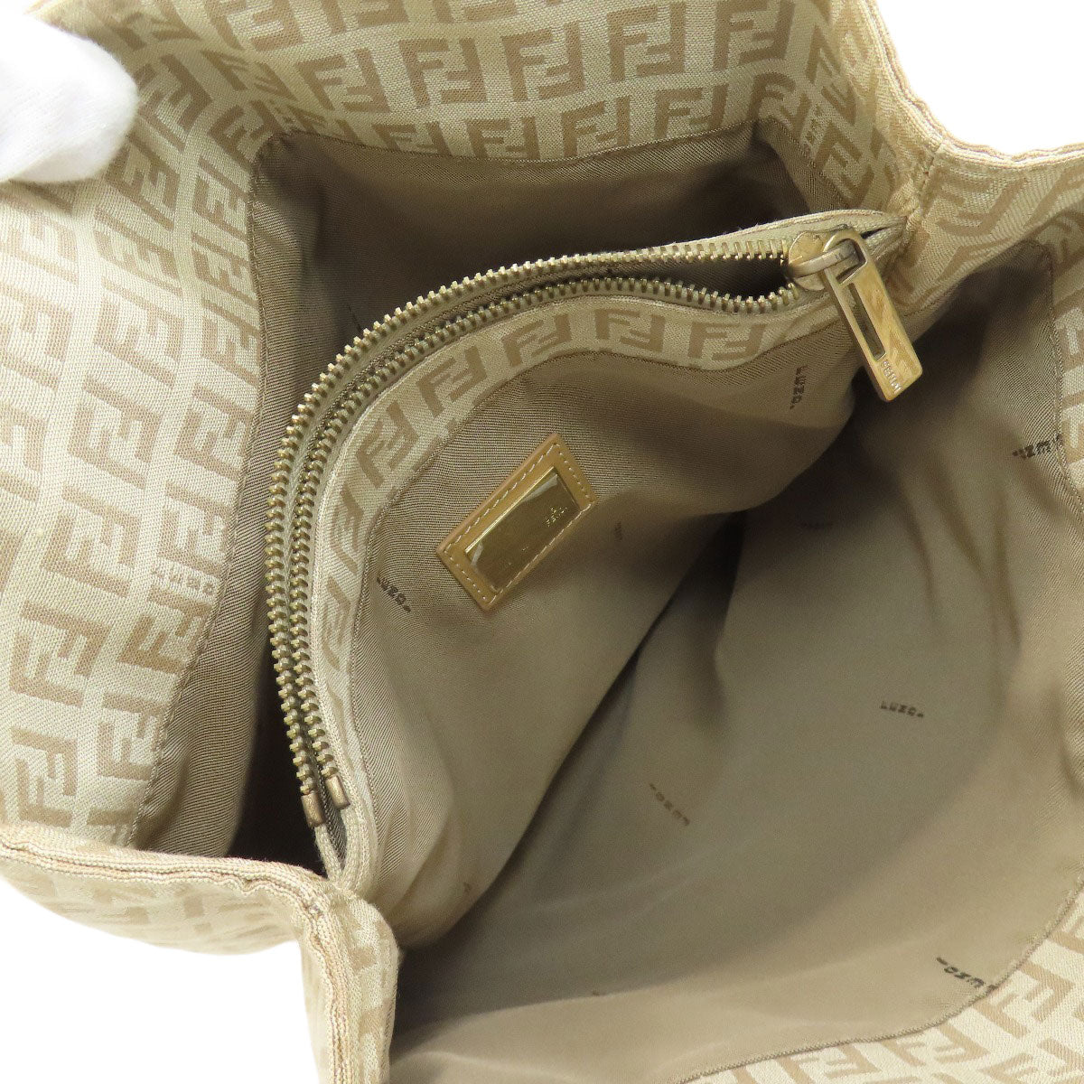 FENDI Zucchinopattern Tote Bag Canvas Ladies [Used]