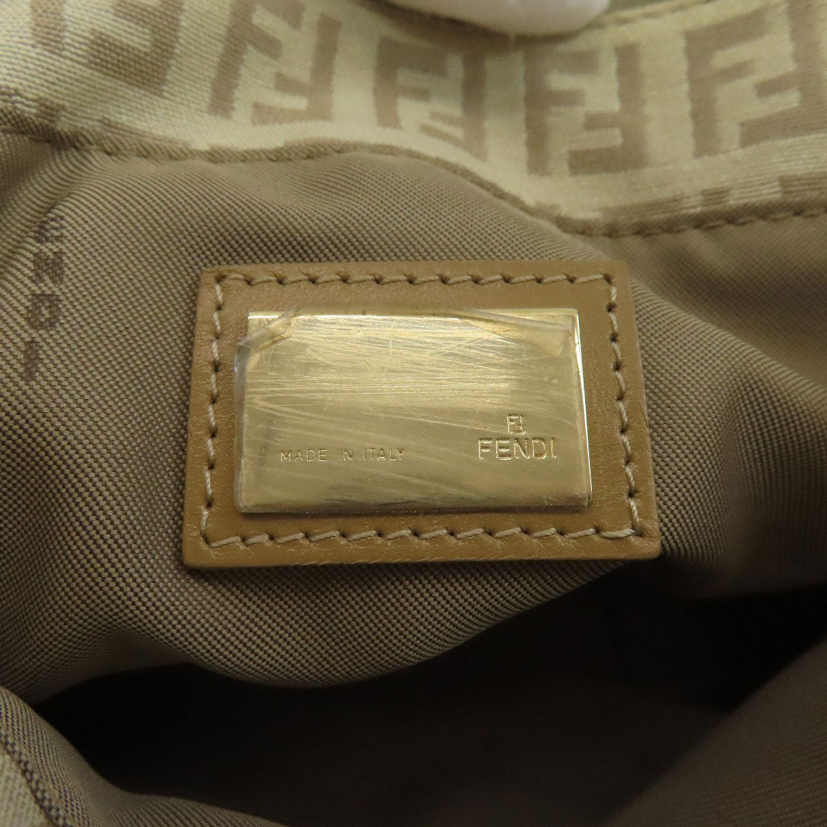 FENDI Zucchinopattern Tote Bag Canvas Ladies [Used]