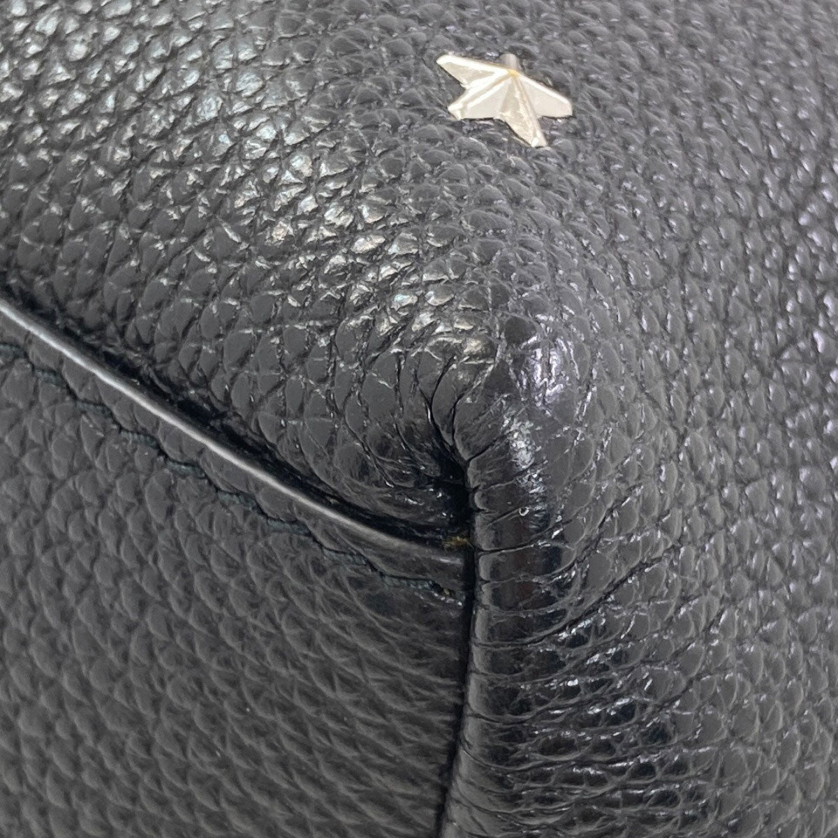 Jimmy Choo Studs star motif 2WAY Handbag Leather Ladies [Used]