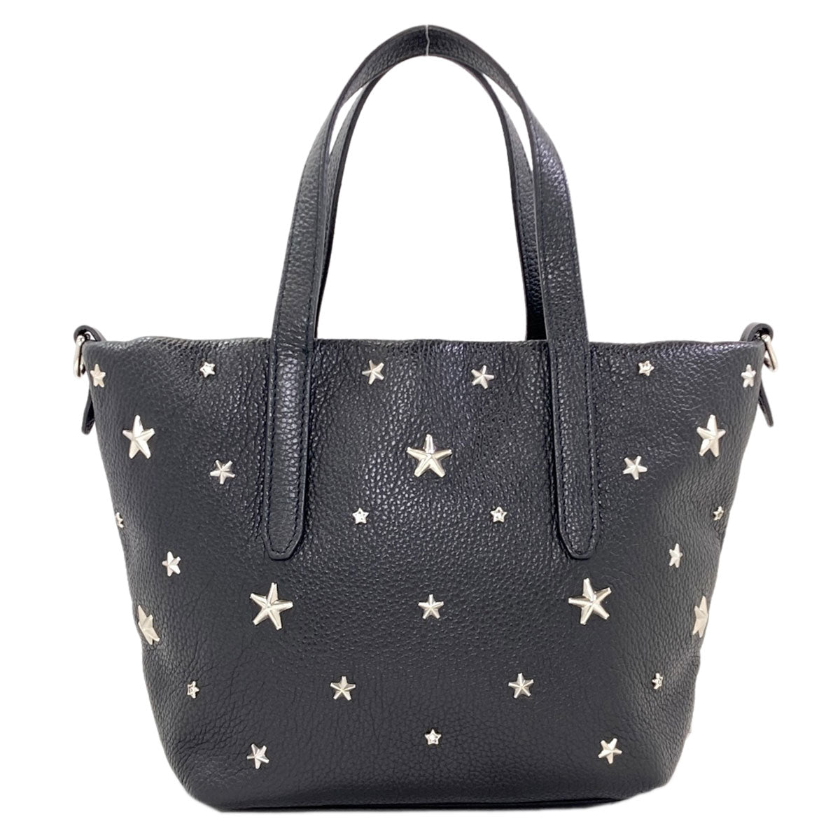 Jimmy Choo Studs star motif 2WAY Handbag Leather Ladies [Used]