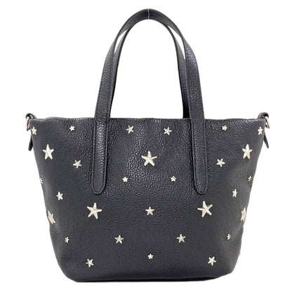 Jimmy Choo Studs star motif 2WAY Handbag Leather Ladies [Used]