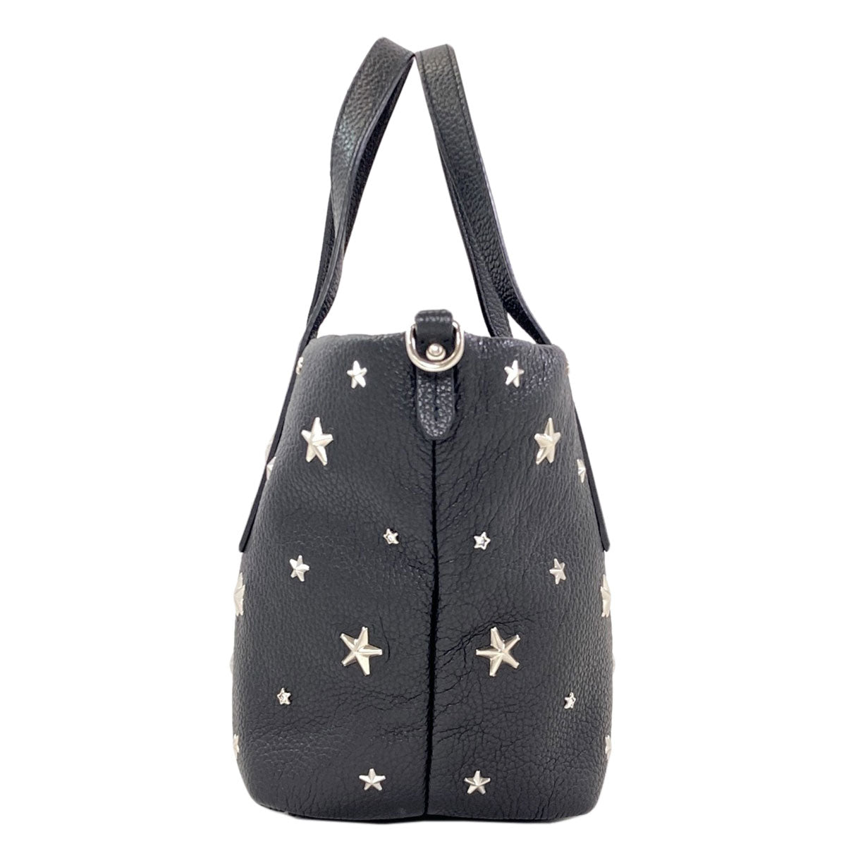 Jimmy Choo Studs star motif 2WAY Handbag Leather Ladies [Used]