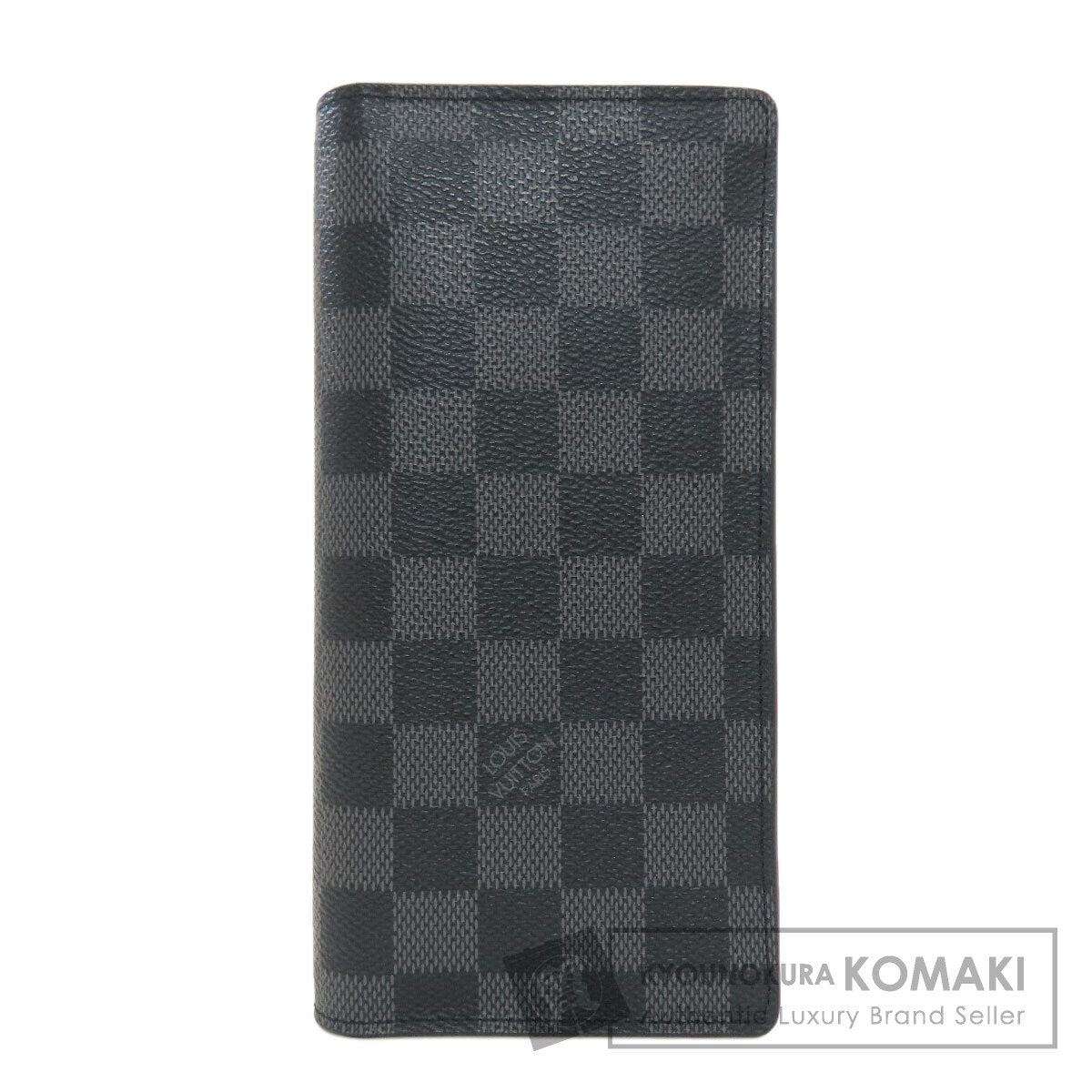LOUIS VUITTON N62227 Portefeiulle ã» Ron Long wallet (no coin pocket) Damier canvas mens [Used]
