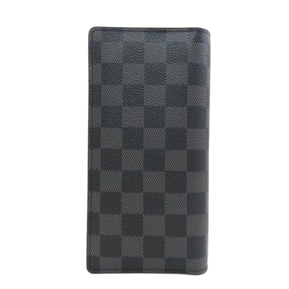 LOUIS VUITTON N62227 Portefeiulle ã» Ron Long wallet (no coin pocket) Damier canvas mens [Used]