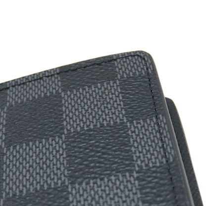LOUIS VUITTON N62227 Portefeiulle ã» Ron Long wallet (no coin pocket) Damier canvas mens [Used]