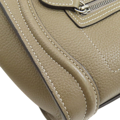 CELINE Luggage Nano 2WAY Handbag Calf Ladies [Used]