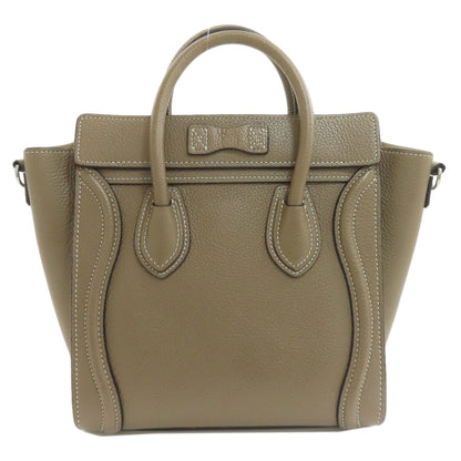CELINE Luggage Nano 2WAY Handbag Calf Ladies [Used]