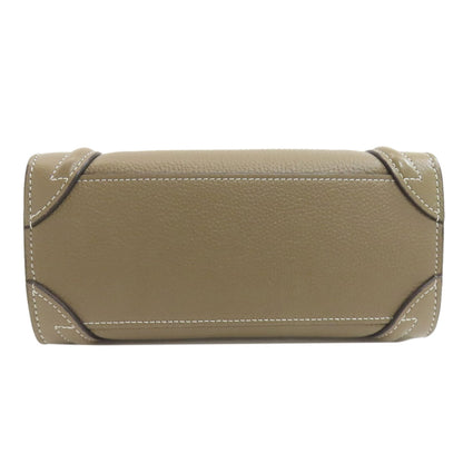 CELINE Luggage Nano 2WAY Handbag Calf Ladies [Used]