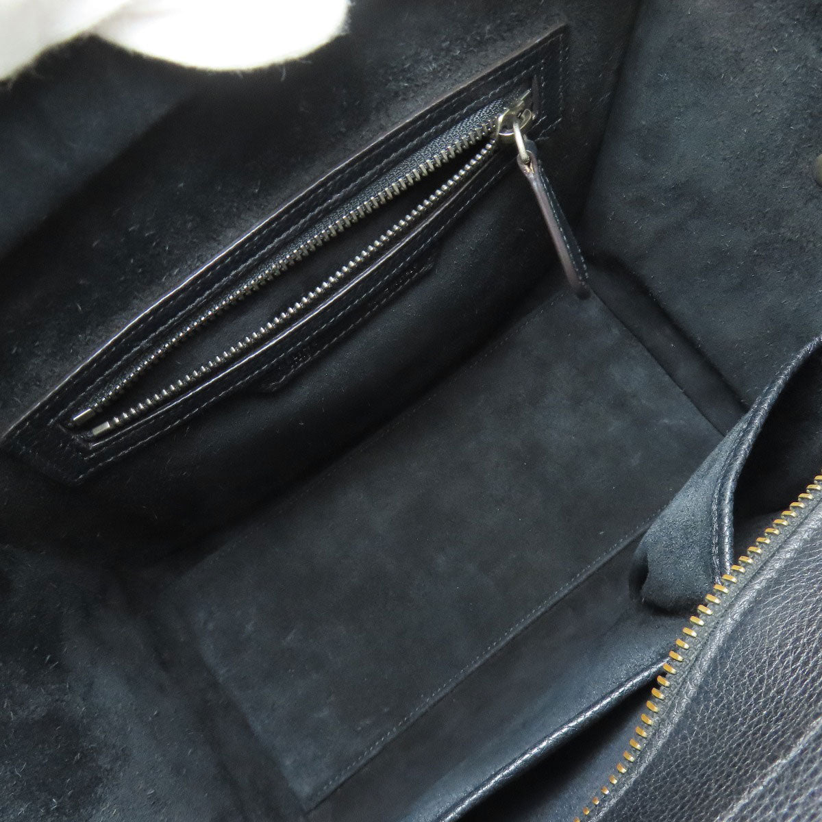 CELINE Luggage micro Handbag Calf Ladies [Used]