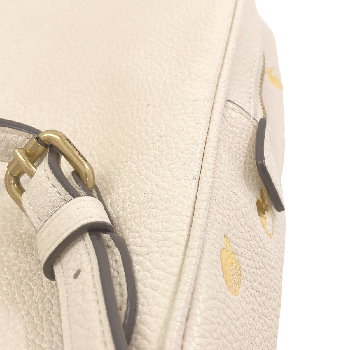 COACH C2032-658 Apple motif Backpack Â· Daypack Leather Ladies [Used]