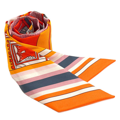 HERMES Twilly Scarf Silk Ladies [Used]