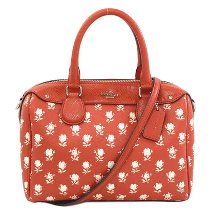 COACH F38160 Badlands Floral 2-Way Satchel Handbag PVC Ladies [Used]