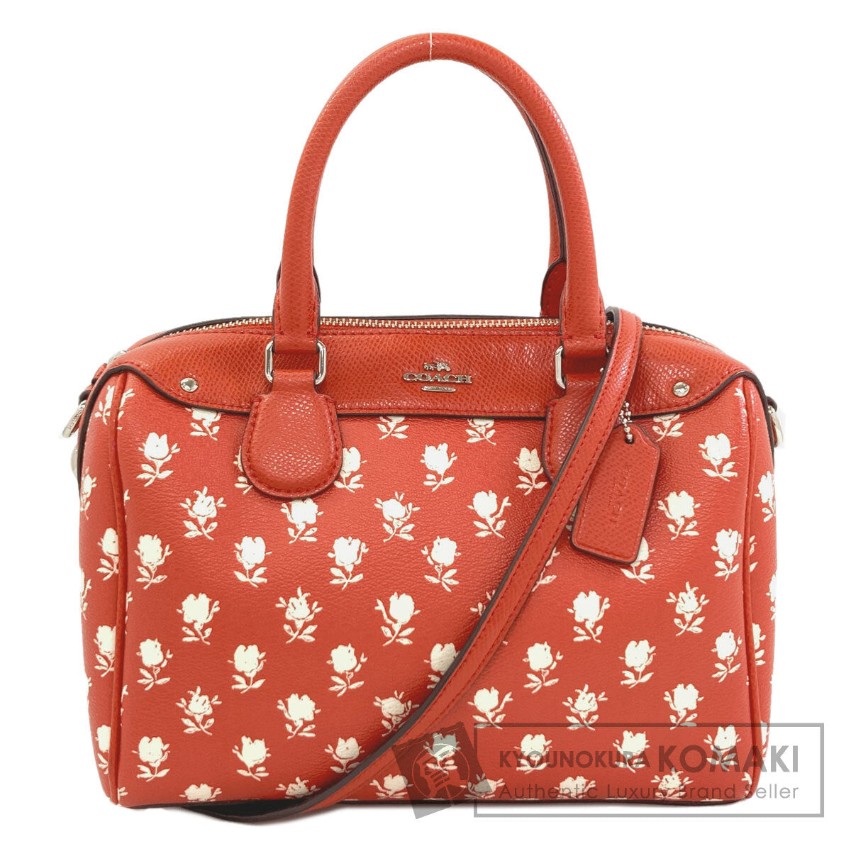 COACH F38160 Badlands Floral 2-Way Satchel Handbag PVC Ladies [Used]