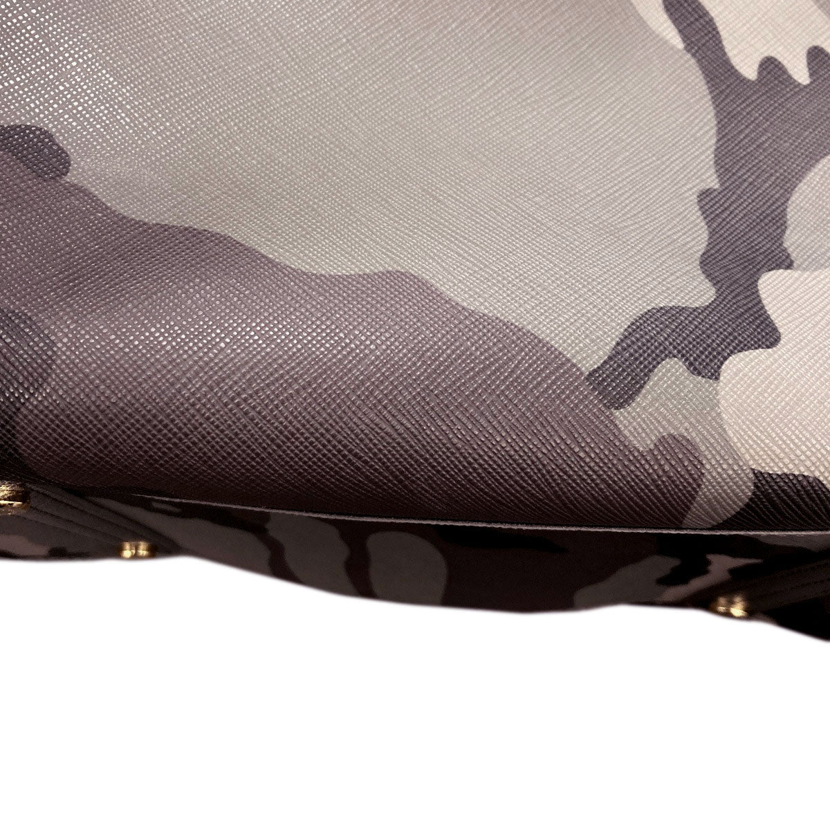 ADMJ Camouflage pattern 2WAY Handbag PVC Ladies [Used]