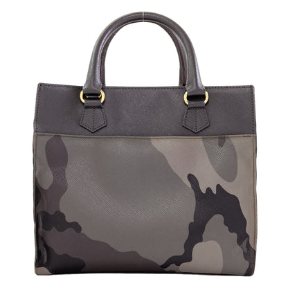 ADMJ Camouflage pattern 2WAY Handbag PVC Ladies [Used]
