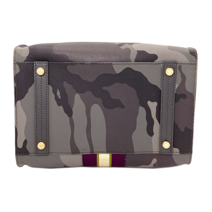 ADMJ Camouflage pattern 2WAY Handbag PVC Ladies [Used]