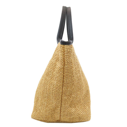 Longchamp Le Pliage Basket Bag Tote Bag Leather Straw-like materialLadies [Used]