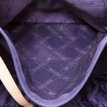 Longchamp logo Tote Bag Leather Ladies [Used]