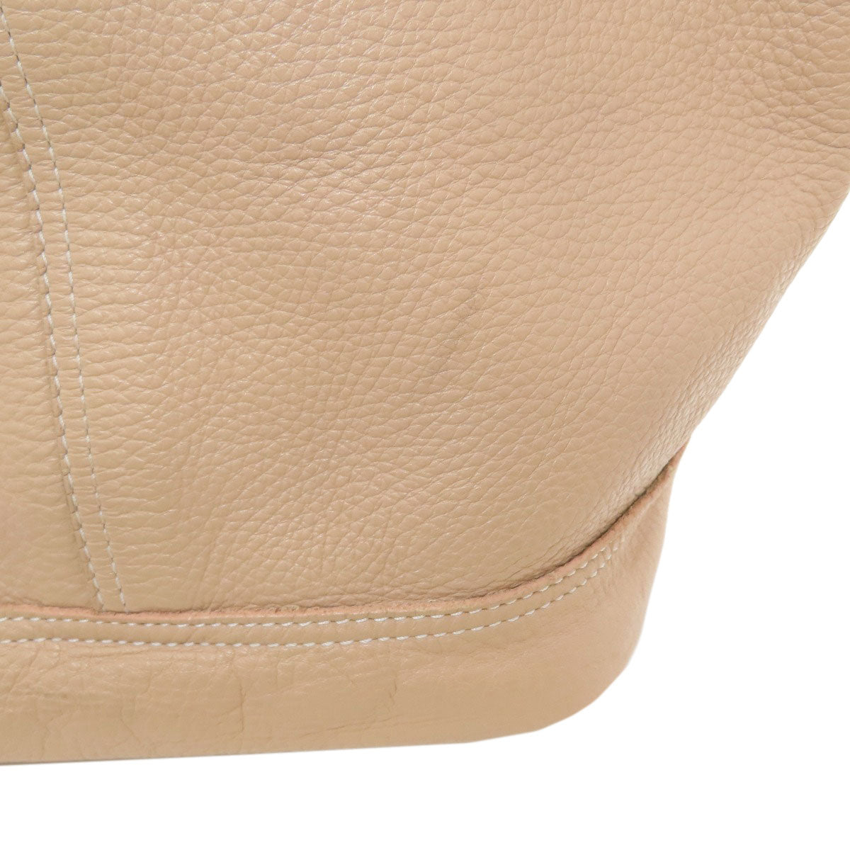 Longchamp logo Tote Bag Leather Ladies [Used]