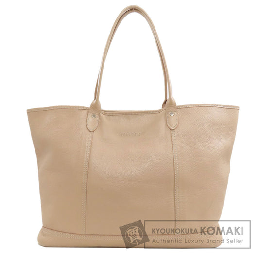 Longchamp logo Tote Bag Leather Ladies [Used]